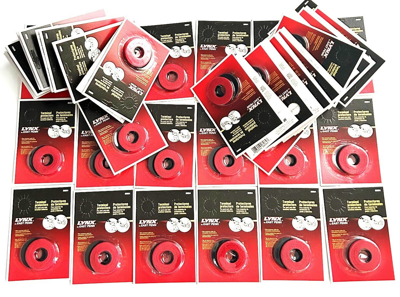Lynx by Deka Battery Terminal Protectors Red/Black