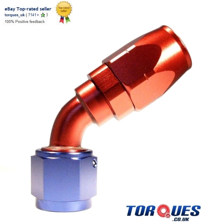AN -10 (AN10 AN 10) 60 DEGREE Swivel Seal Hose Fitting