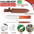 Haushof Hori Hori Garden Knife 7" Blade Weeding Digging Tool Full