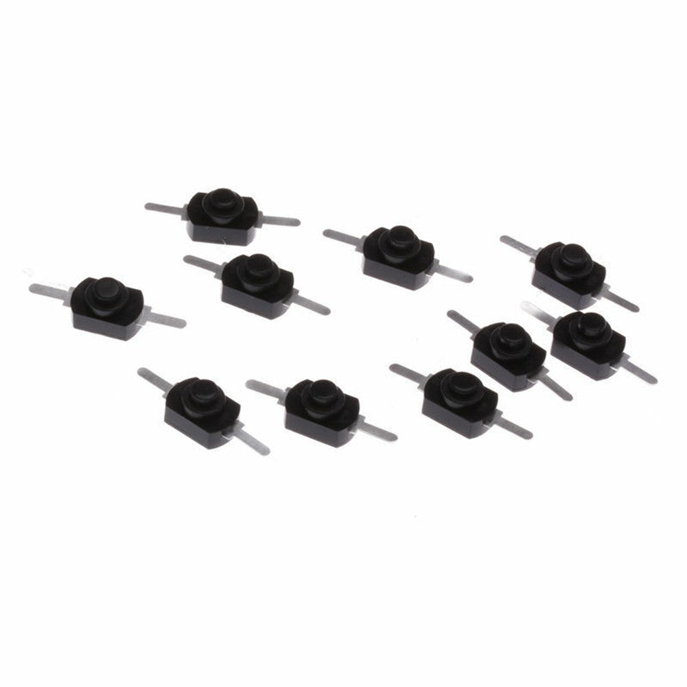 High Quality Hot Sale Brand New Switch 10pcs On Off Torch 1A 30V BlackOpens in a