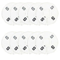 Rack Divider Size S Small White Round Ring Sizing Hanger Retail