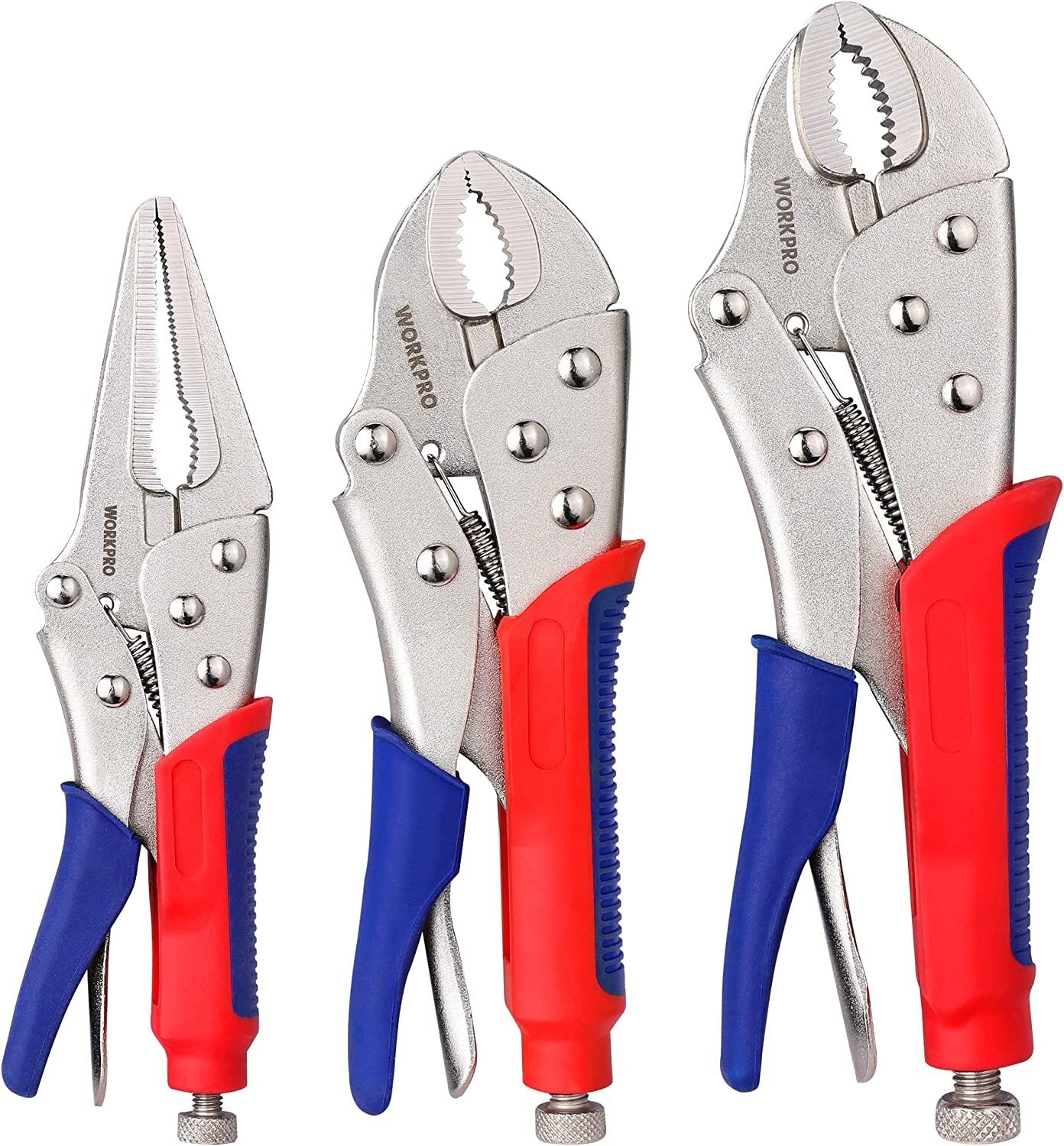 WORKPRO 3-Piece Locking Plier Set by WORKPRO