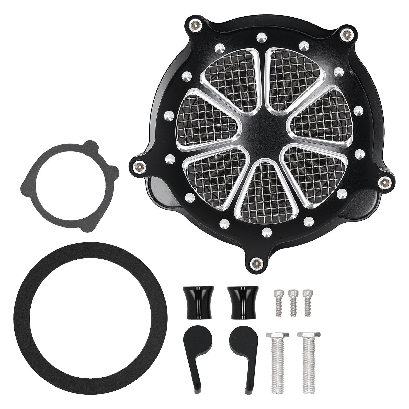 Black Air Filter Assembly for Harley Davidson Sportster XL 2004-2022