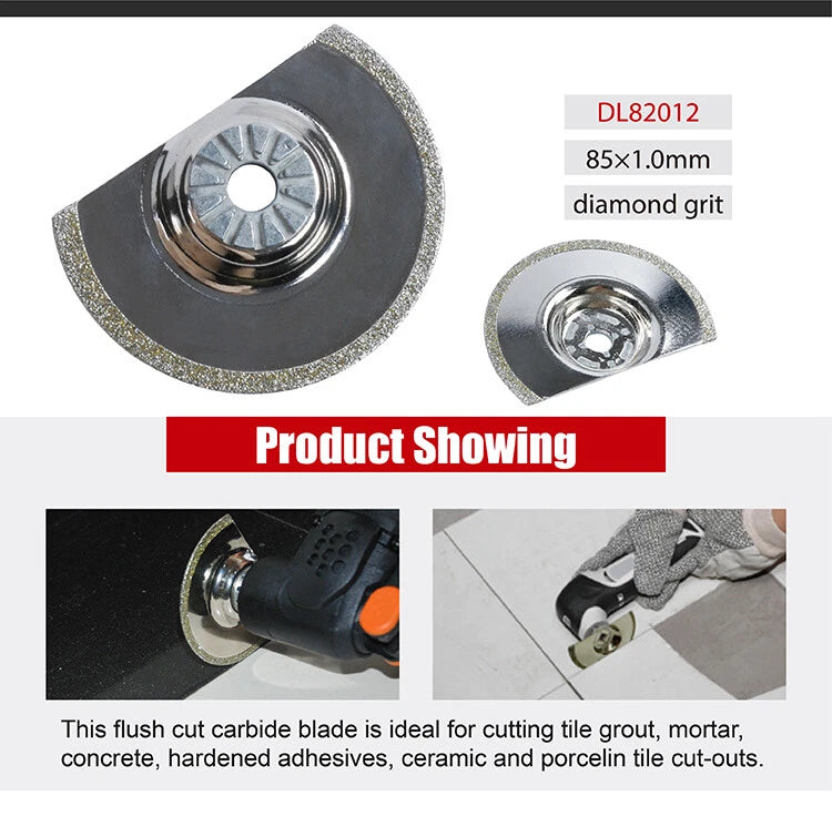 Diamond Carbide Quick Change Function Ceramic Multi Cutting Saw Blade Dia. 85mm