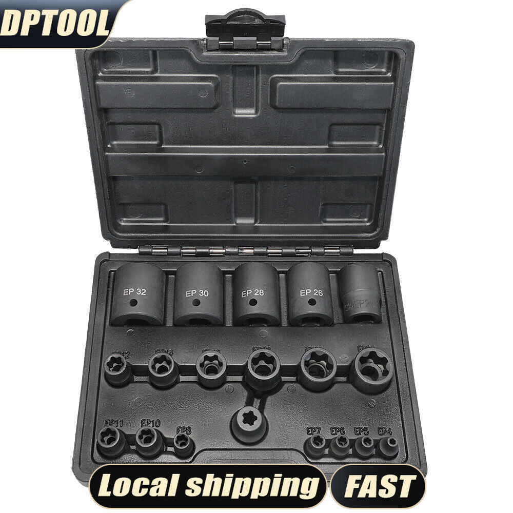 E Torx Socket Set 1/4" 3/8" 1/2" Drive Female | Built Supply Co