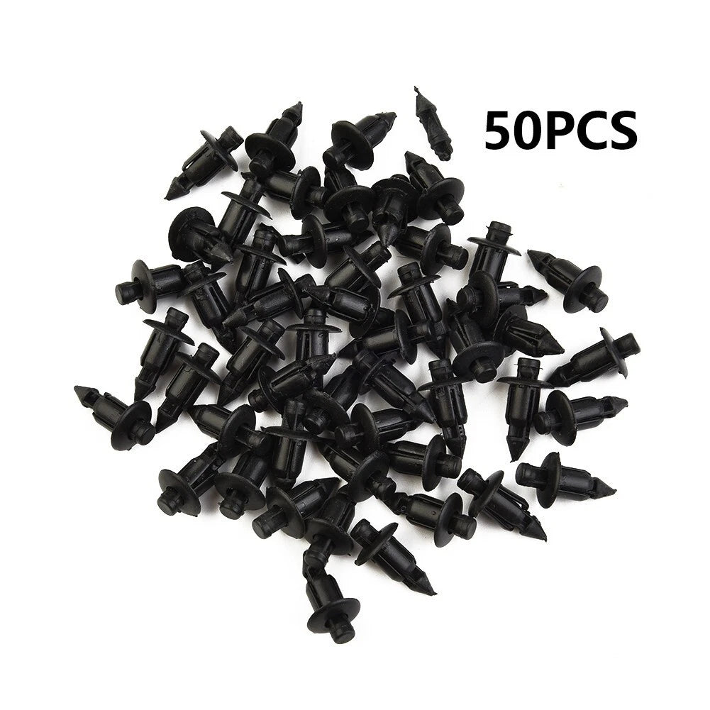 6mm Hole Plastic Rivets Fastener Push Clips Clip For Suzuki Car Auto