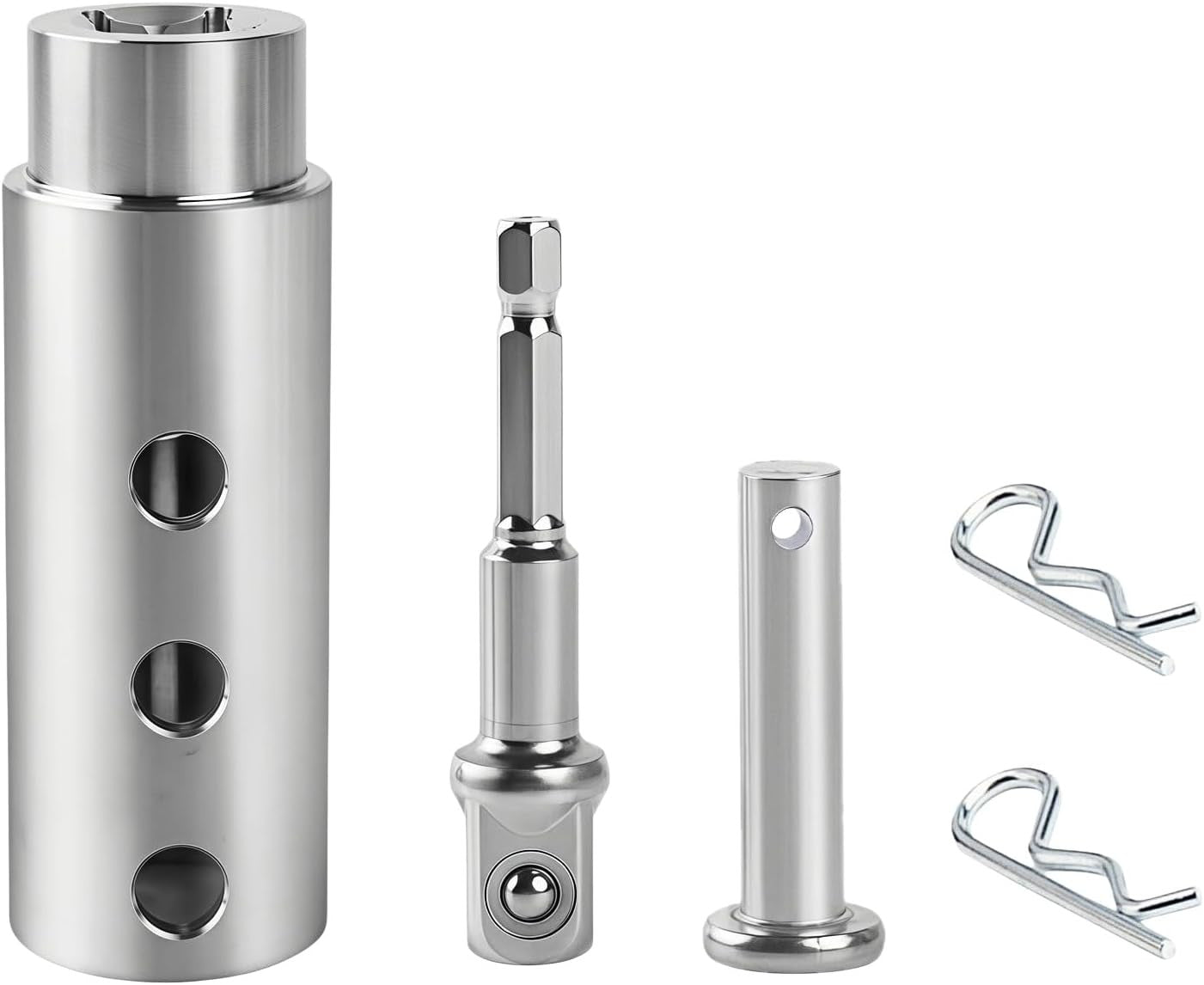 Trailer Jack Drill Adapter, 1 Inch Drive Shaft Compatible, Heavy Duty