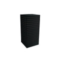 Slatwall Tower Unit Retail Store Display Fixture 24 X 24 X 54 - Black