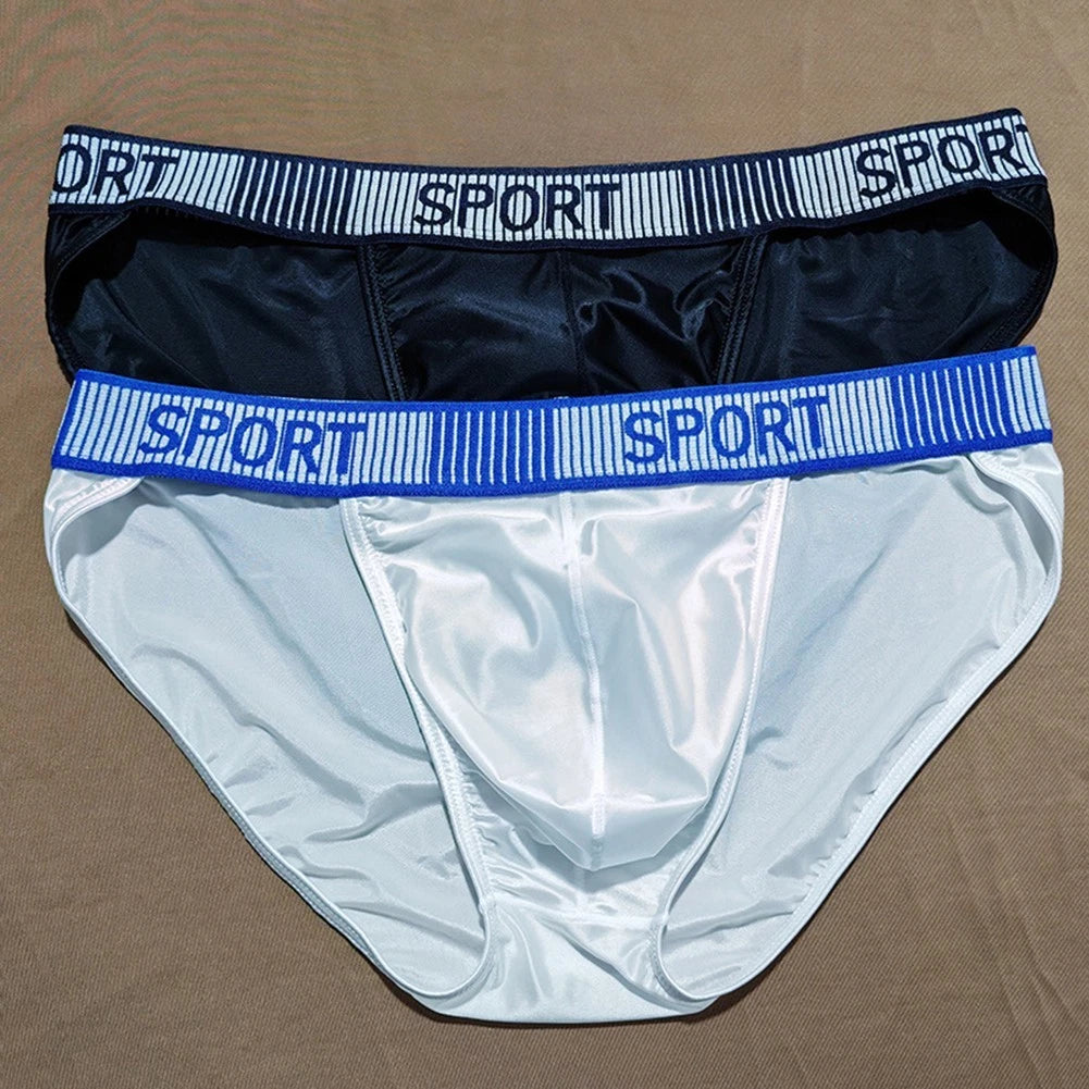 Men's Elastic Underpants Breathable U Convex Briefs For Enhanced