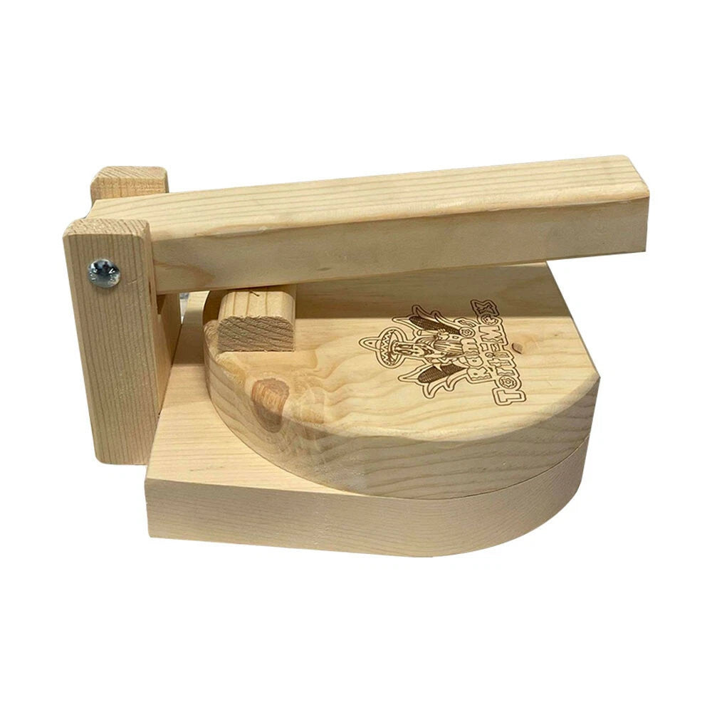 Round Wooden Tortilla Press Empanadas Corn Flour Dough Pressing Maker