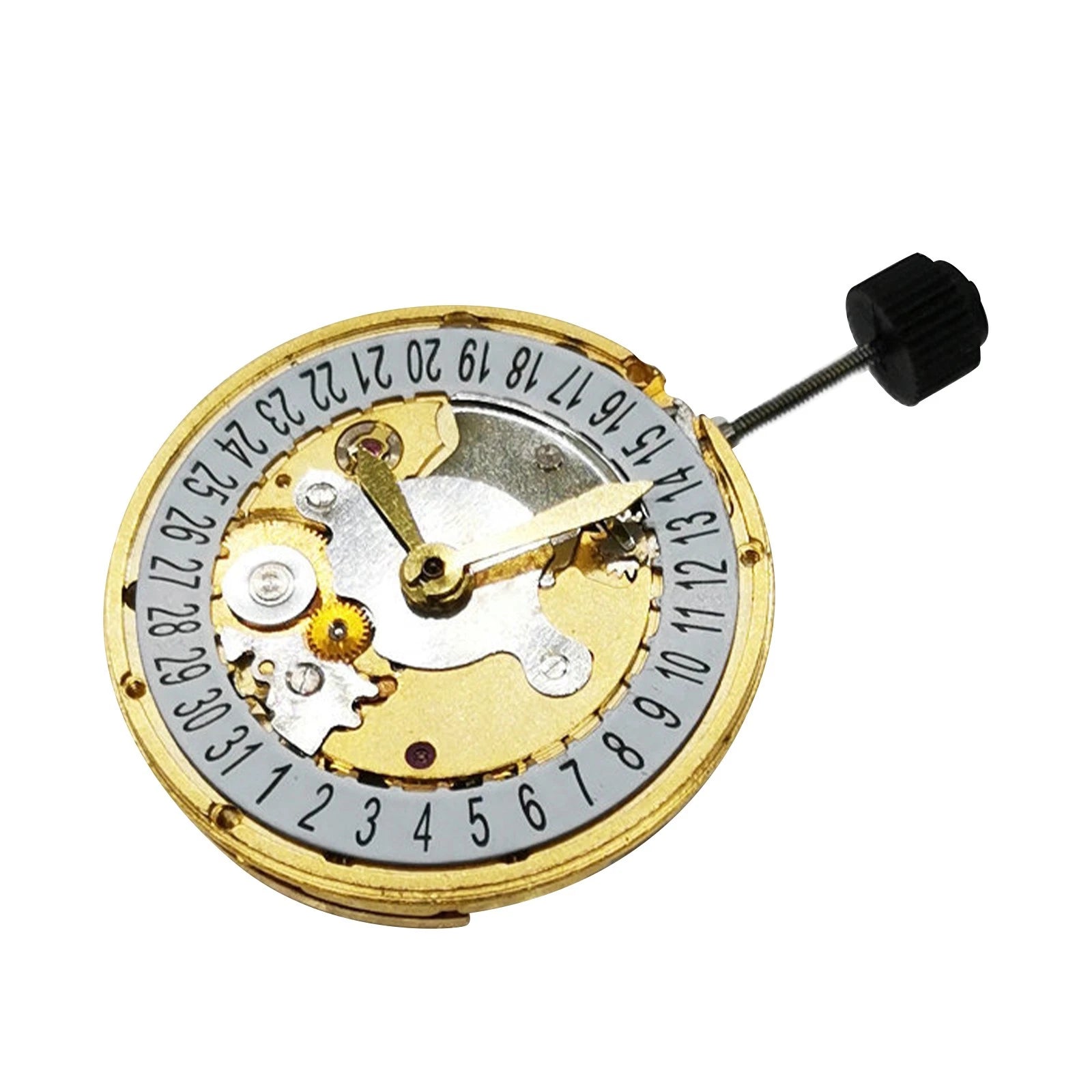 Single Calendar 3-hand Automatic Mechanical Watch Movement Repairing