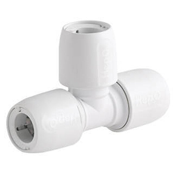 Hep20 15mm Equal Tee Push-Fit Plastic