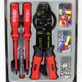 82pc Electrical Tool Kit Wire Stripper Crimper Cutter Tester by Unbranded
