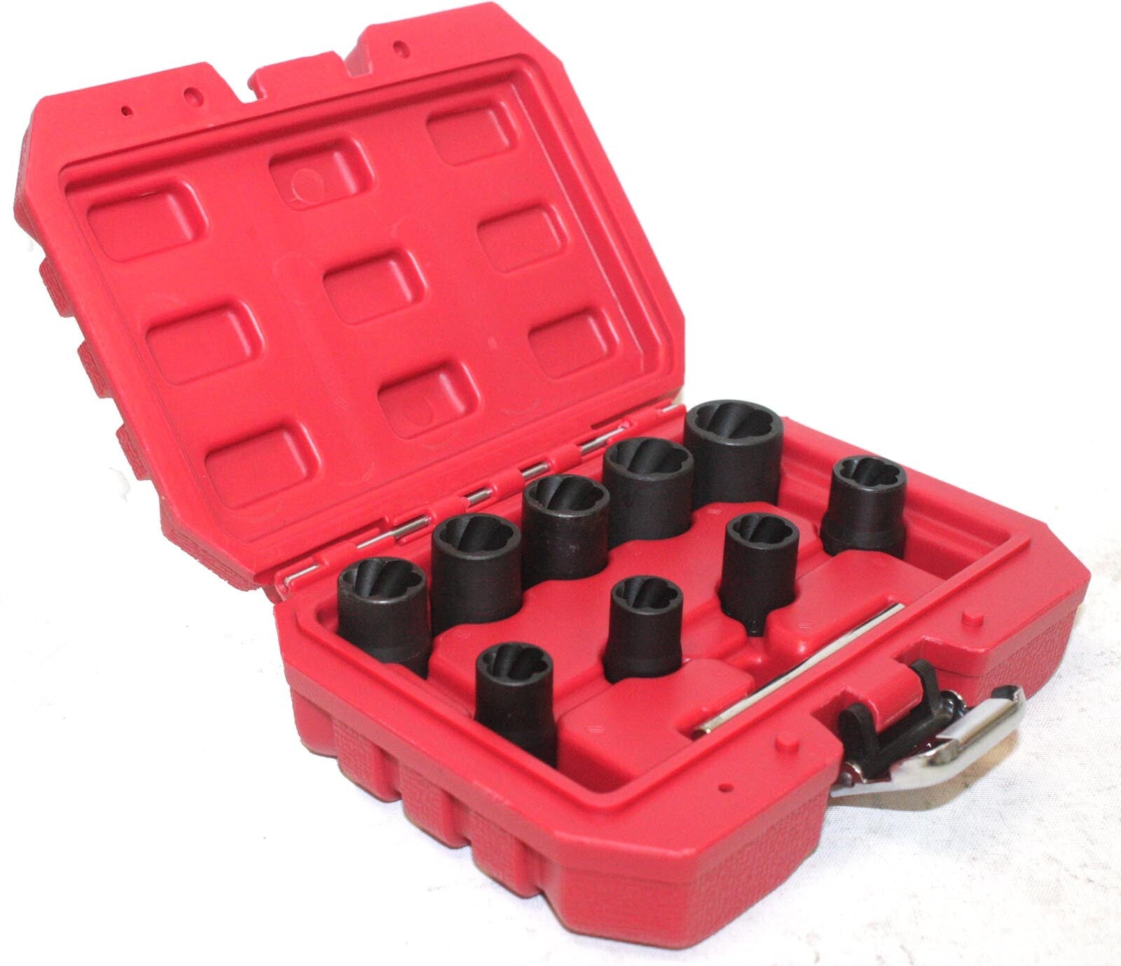 10pc 3/8-Drive Locking Wheel Twist Socket Set 10–19mm by Unbranded