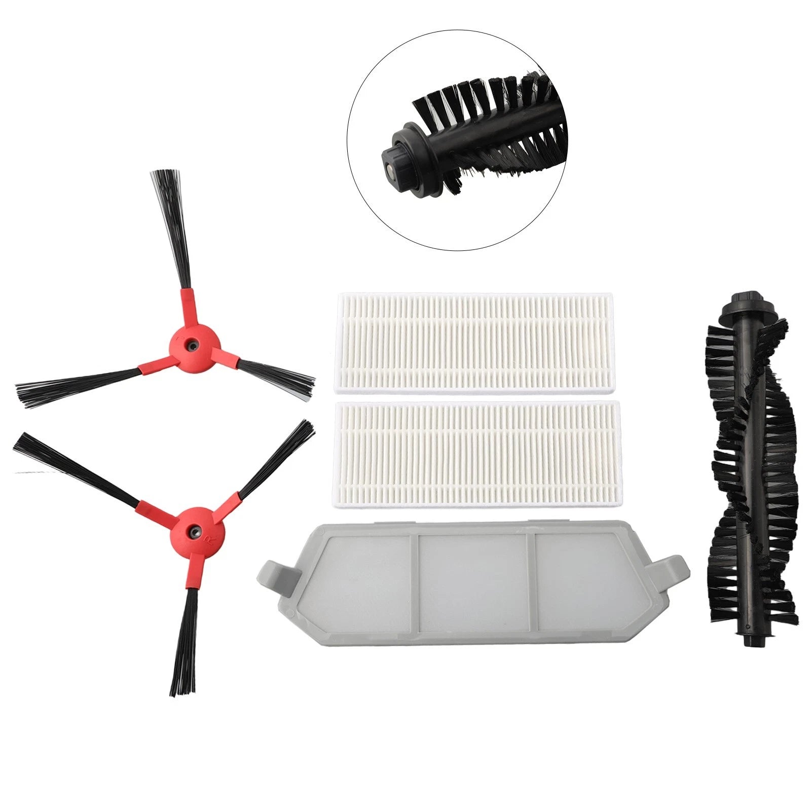 Optimal Cleaning Efficiency With Roller Brush And Side Brush Filter
