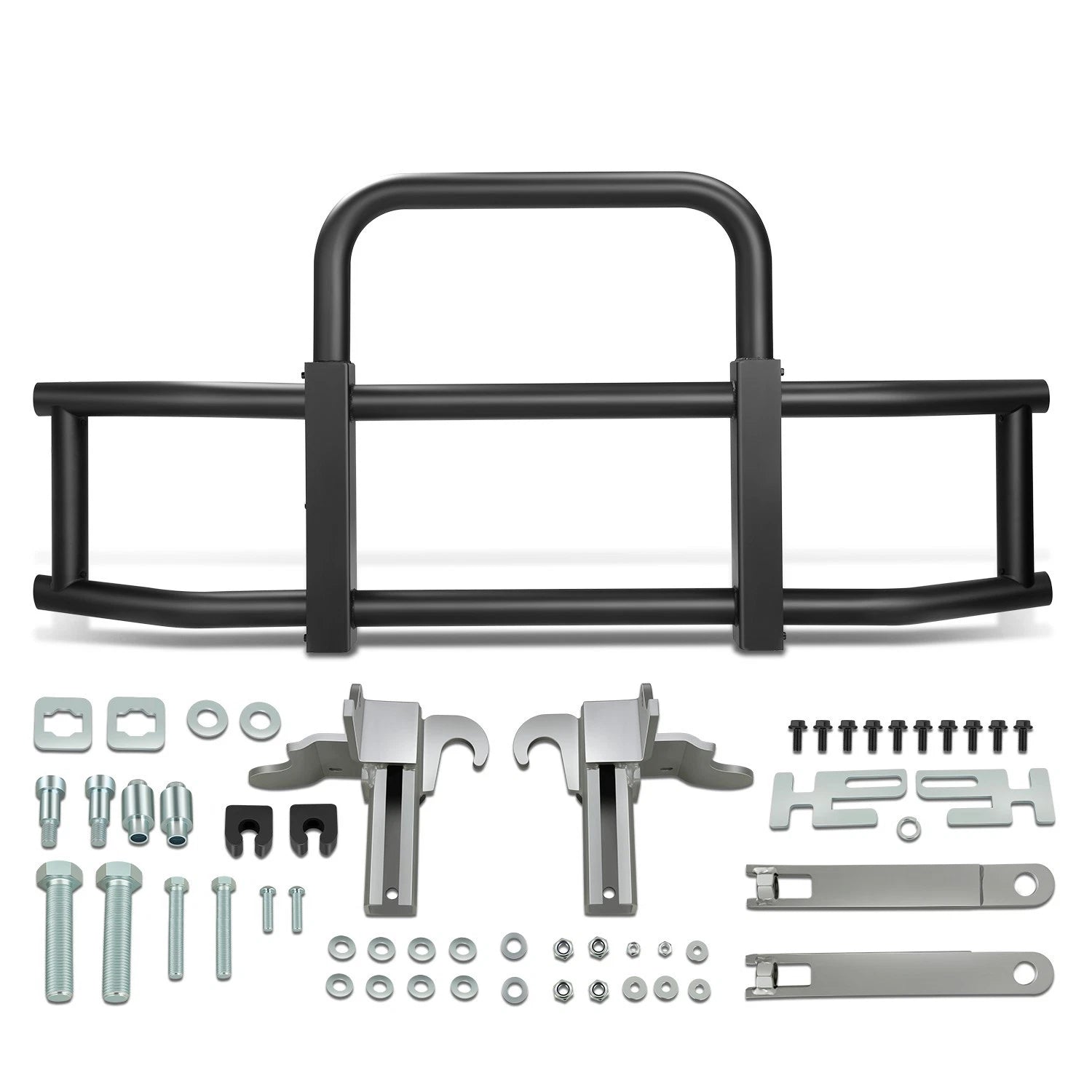 Fit 07-21 Kenworth T680 T660 Black Front Tubular | Built Supply Co