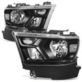 Fit 19-24 Ram 1500 Black Housing Clear Reflector | Built Supply Co