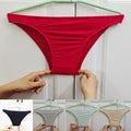 Comfortable Men's Ice Silk Briefs Breathable Underwear For All Day