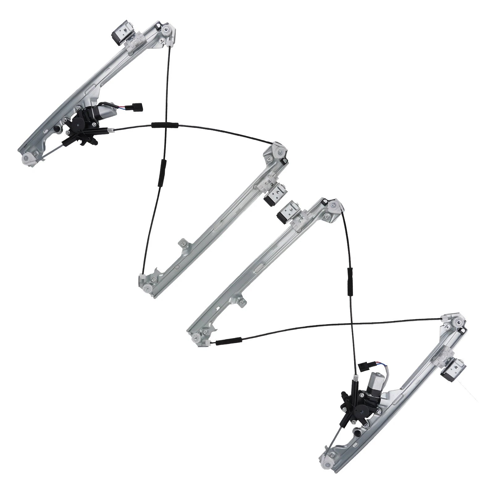 Front LH RH Power Window Regulators w/Motor for GMC Yukon XL 1500 2500 2000-2006