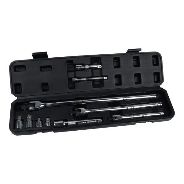 Us Pro Breaker Bar Set 1/4" 3/8" 1/2" Drives Extensions & Adaptors