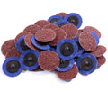 50pcs 2-Inch 36 Grit Aluminum Oxide Quick Change Discs