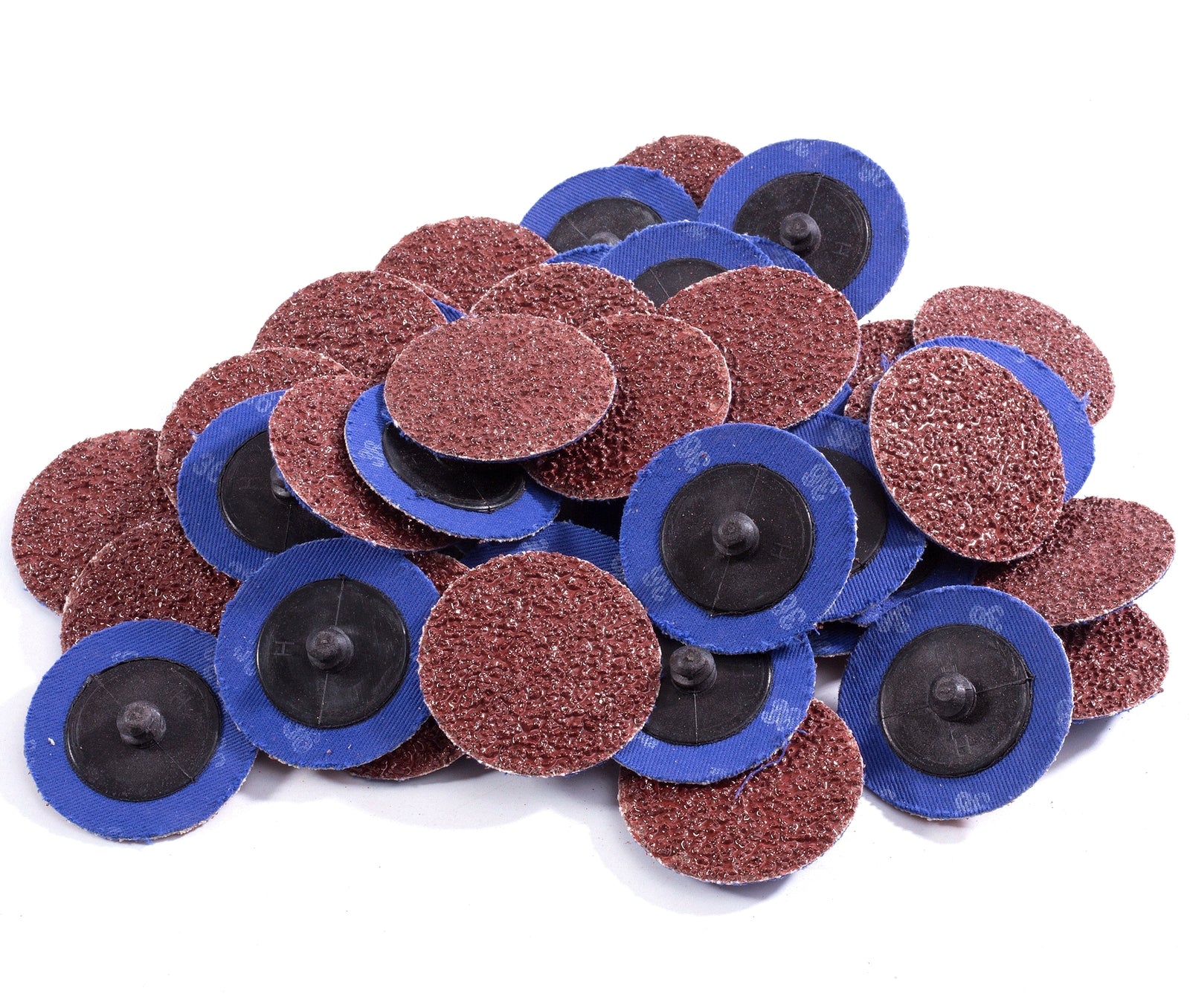 50pcs 2-Inch 36 Grit Aluminum Oxide Quick Change Discs