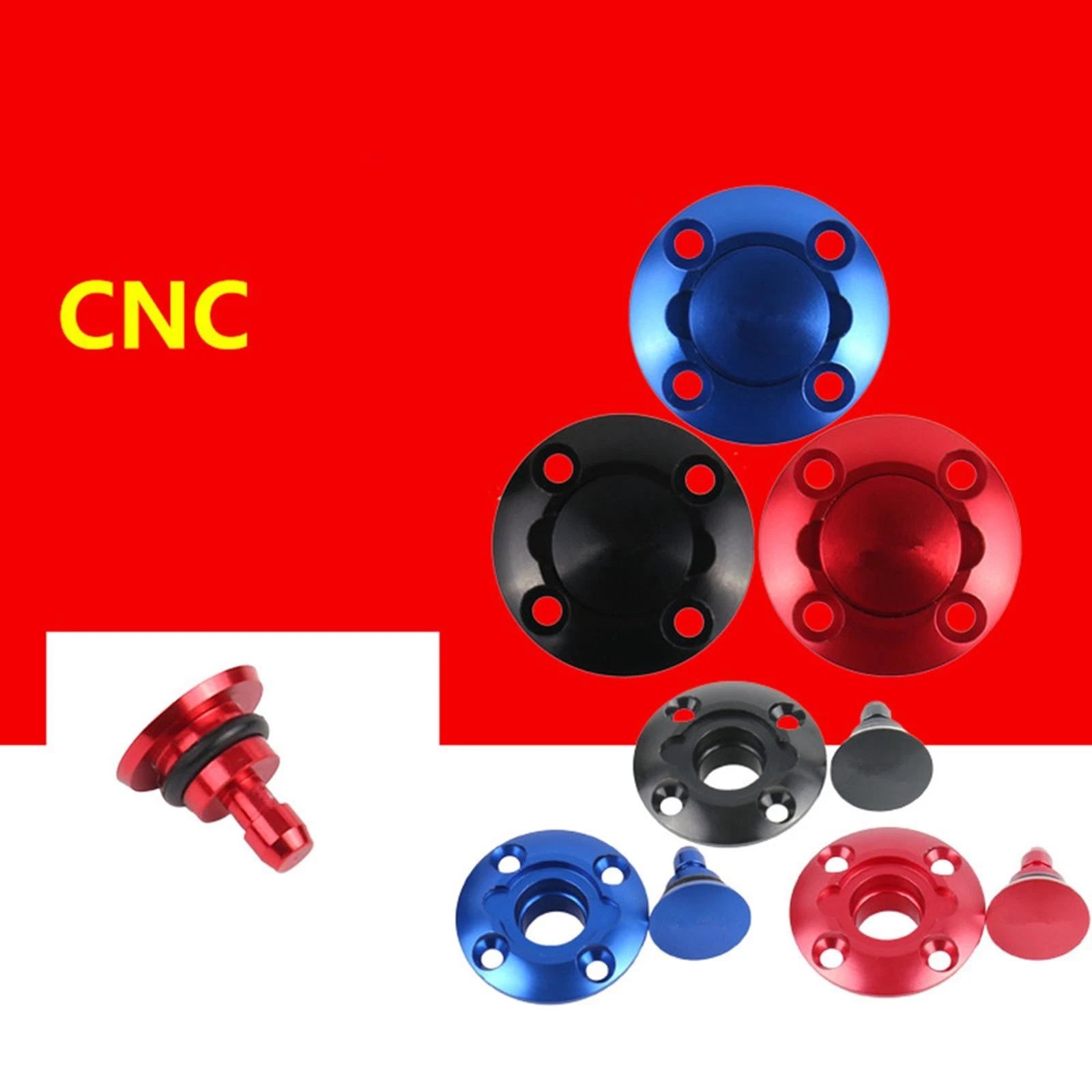 Hobby Accessories Aluminum Round Fuel Dot Cap Oil Tank Plug For Rc