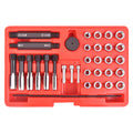 33pcs Glow Plug Cylinder Head Metric 8mm 10mm 12mm Thread Repair Tool