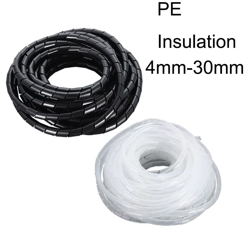 Spiral Cable Wrap / Cable Management Sleeve / PE Spiral