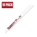 8" X .050" 10/14 Tpi Master Cobalt Hybrid Bi-metal Recip Saw Blades -