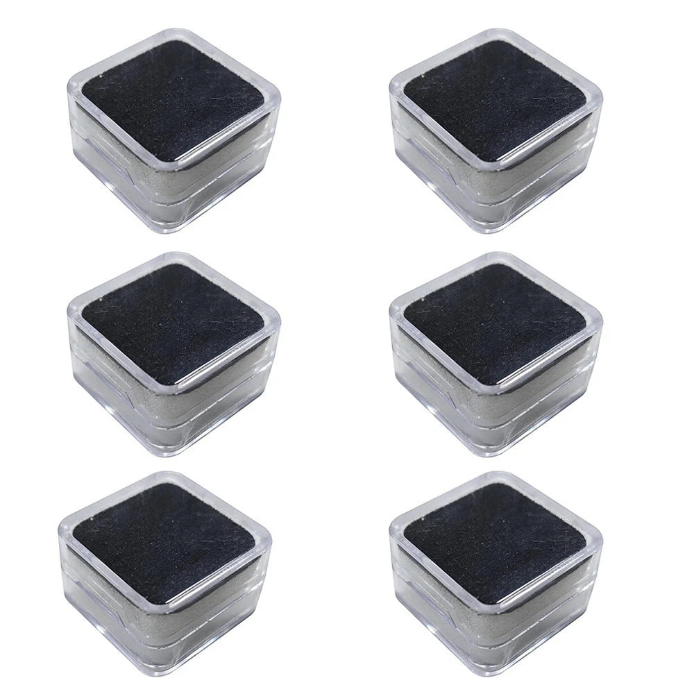 Set Of 6 Jewelry Storage Display Box Plastic - Jewelry Portable Case