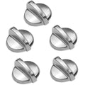5 Pack Metal Oven Stove Burner Control Knob For Ge Range Stove Model
