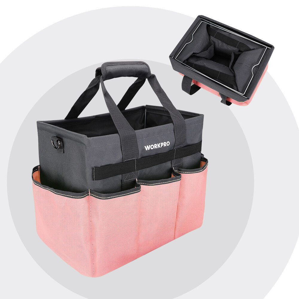 Workpro Heavy Duty Garden Tool Bag W/10 Pocket Gardening Tool Tote Bag