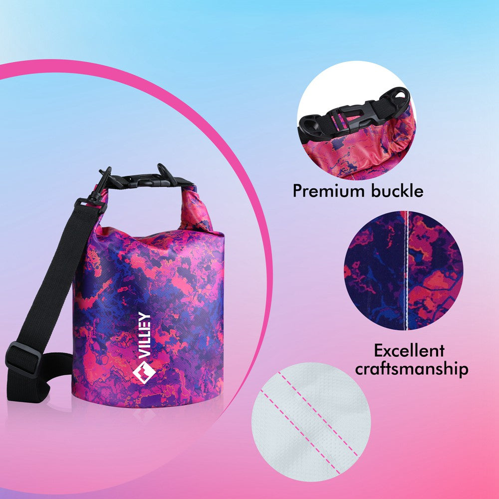 VILLEY 5L Waterproof Roll Top Dry Bag by VILLEY