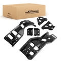 Front Bumper Bracket 6PC Kit for Chevy Silverado 2500 3500 2011-2014 Black