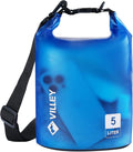 VILLEY 5L Waterproof Dry Bags Roll Top for Boating Camping Skiing