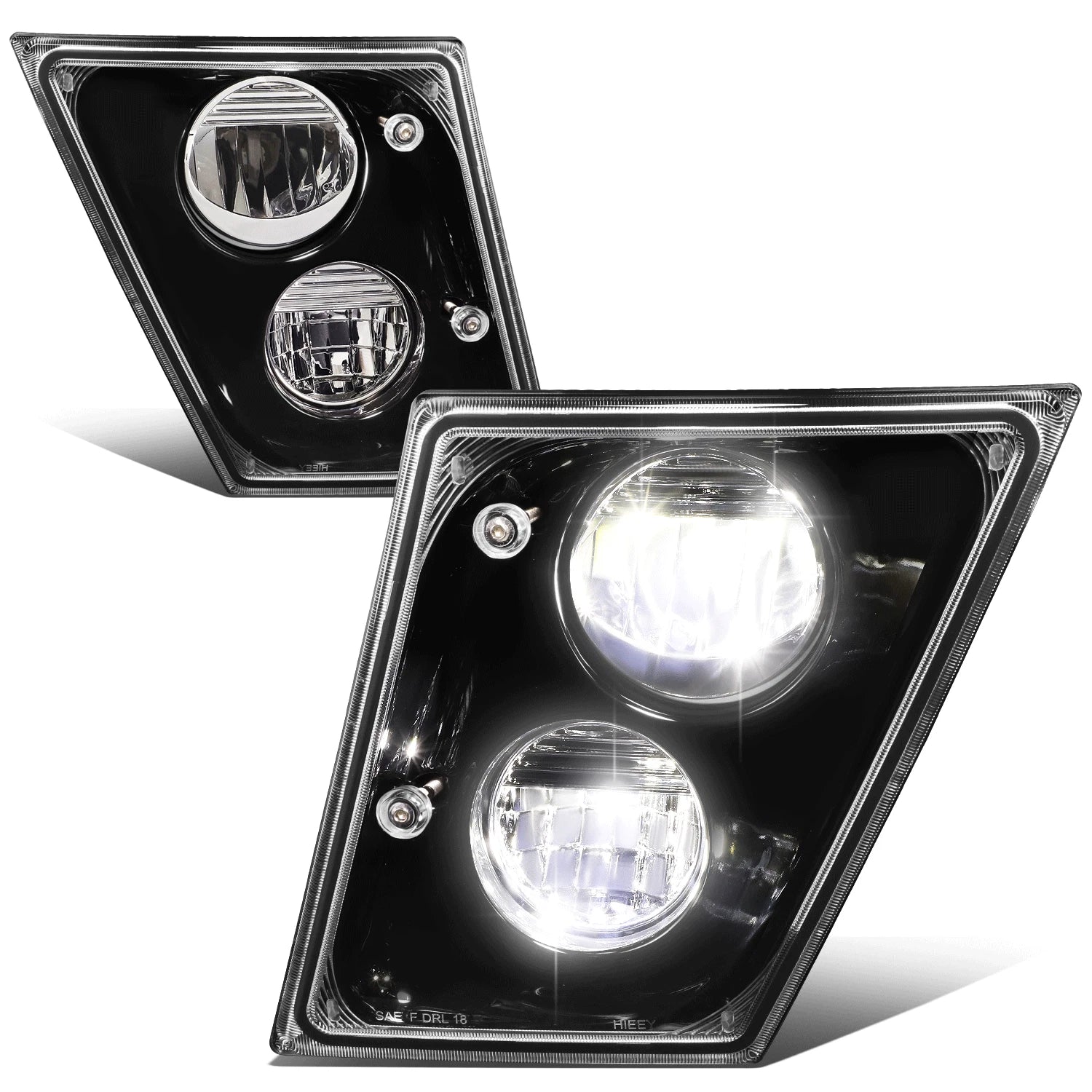 Fit 03-17 Volvo Vn Vnl Vnm Vnx Black Housing Full | Built Supply Co