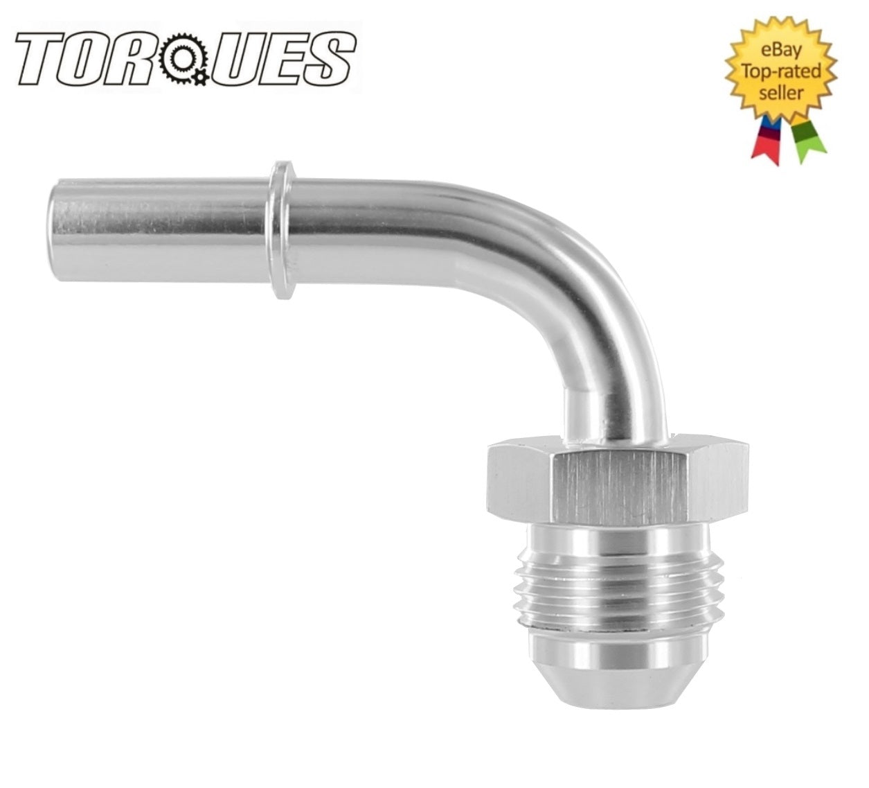 AN-6 90 Degree OE Quick Connect Fuel Hose Adapter by Unbranded