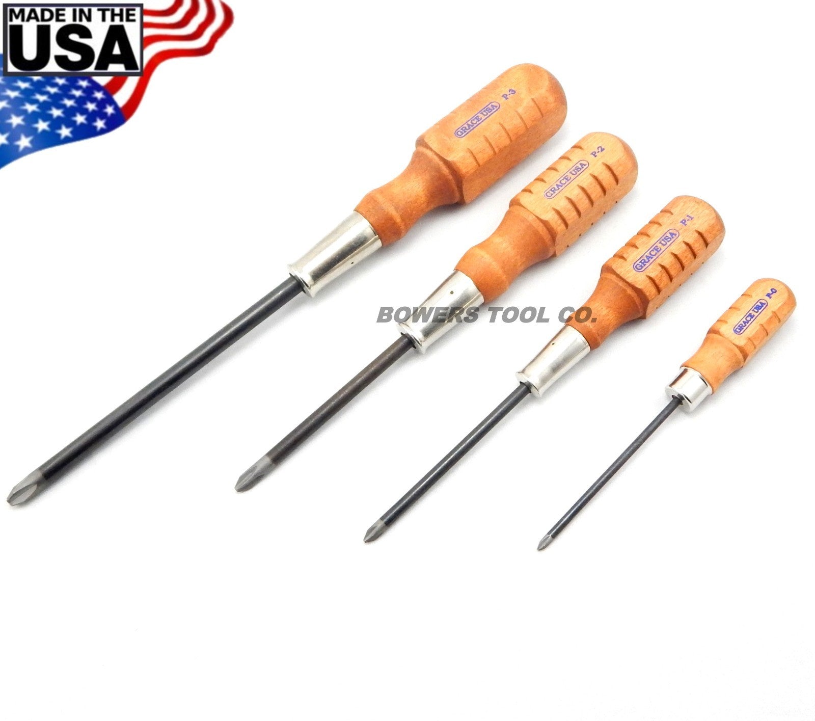 Grace 4-Piece Phillips Screwdriver Set