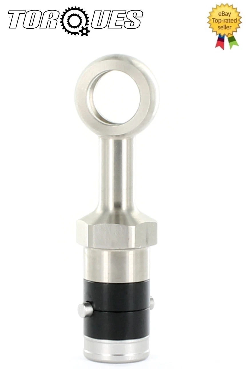 AN-3 3AN Titanium Quick Release Disconnect 10mm I.D Straight Banjo Male Coupling