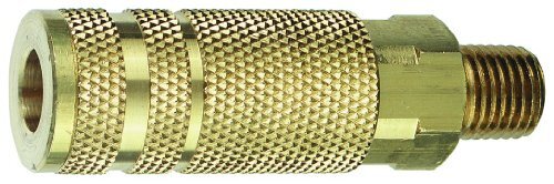 Tru-Flate 1/4" Male NPT Coupler by Tru-Flate
