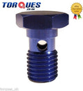 AN -6 (JIC-6 AN 06) 9/16" x 18 UNF Aluminium Single Banjo Bolt 23mm