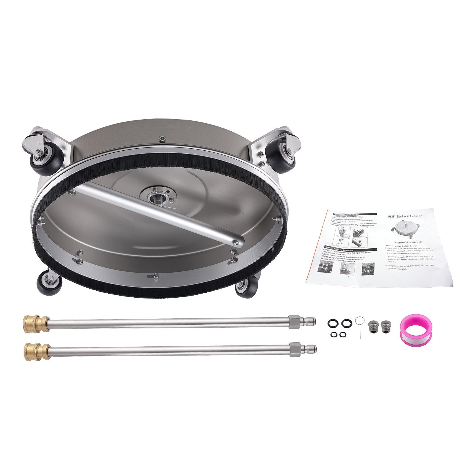 16.5" Pressure Washer Surface Cleaner 4200 PSI w/ Dual Nozzle