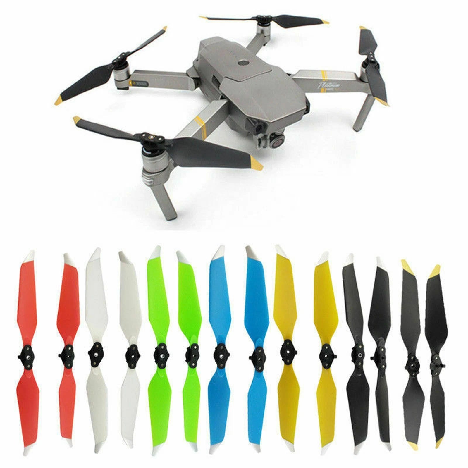 Low-noise Quick-release Color Propellers 8331f For Dji Mavic Pro