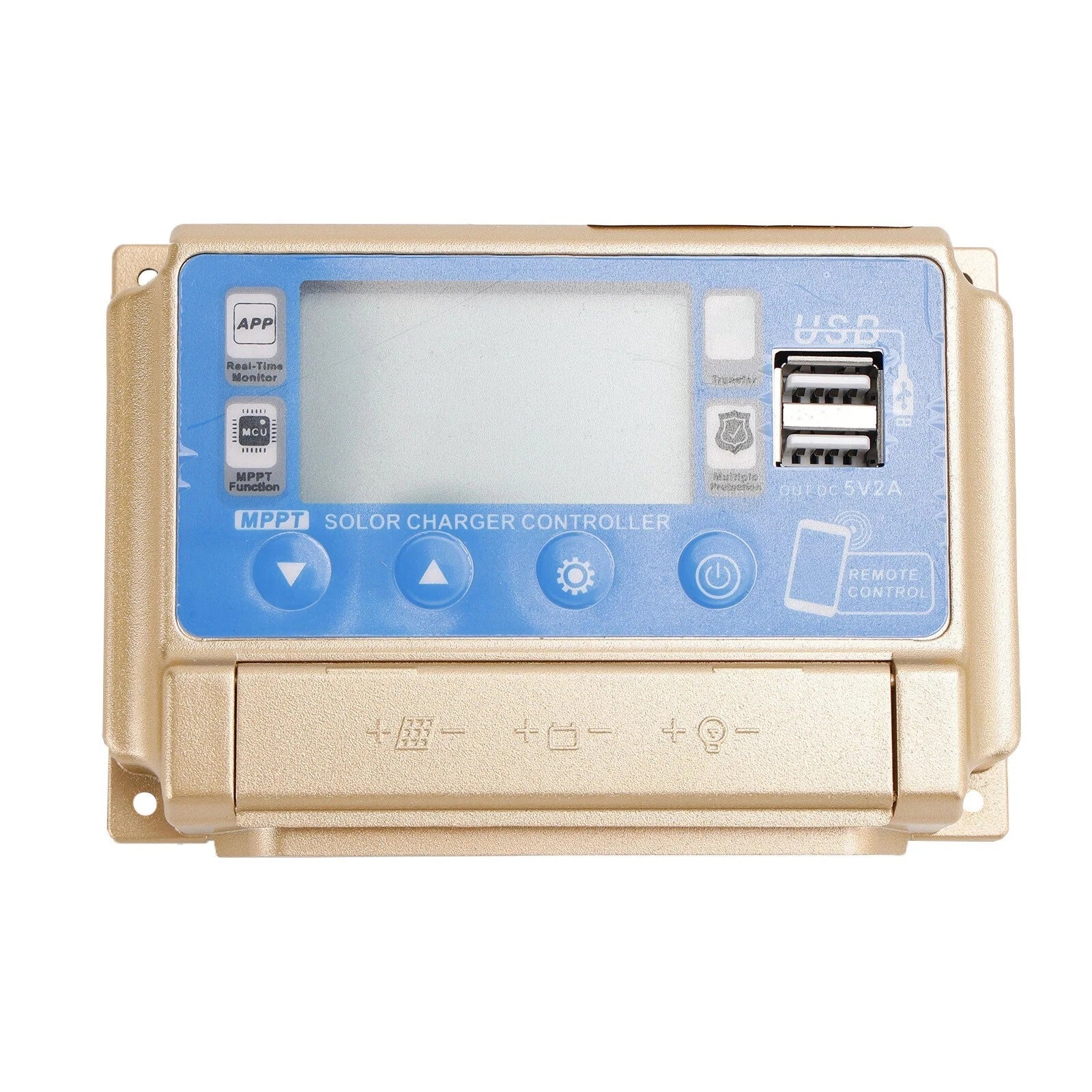 Mppt Solar Charge Controller 50a With Real Time Temperature And