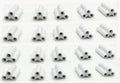 T5 T8 LED Lamp 3Pin Connector, Double End 3Pin Female Adapter