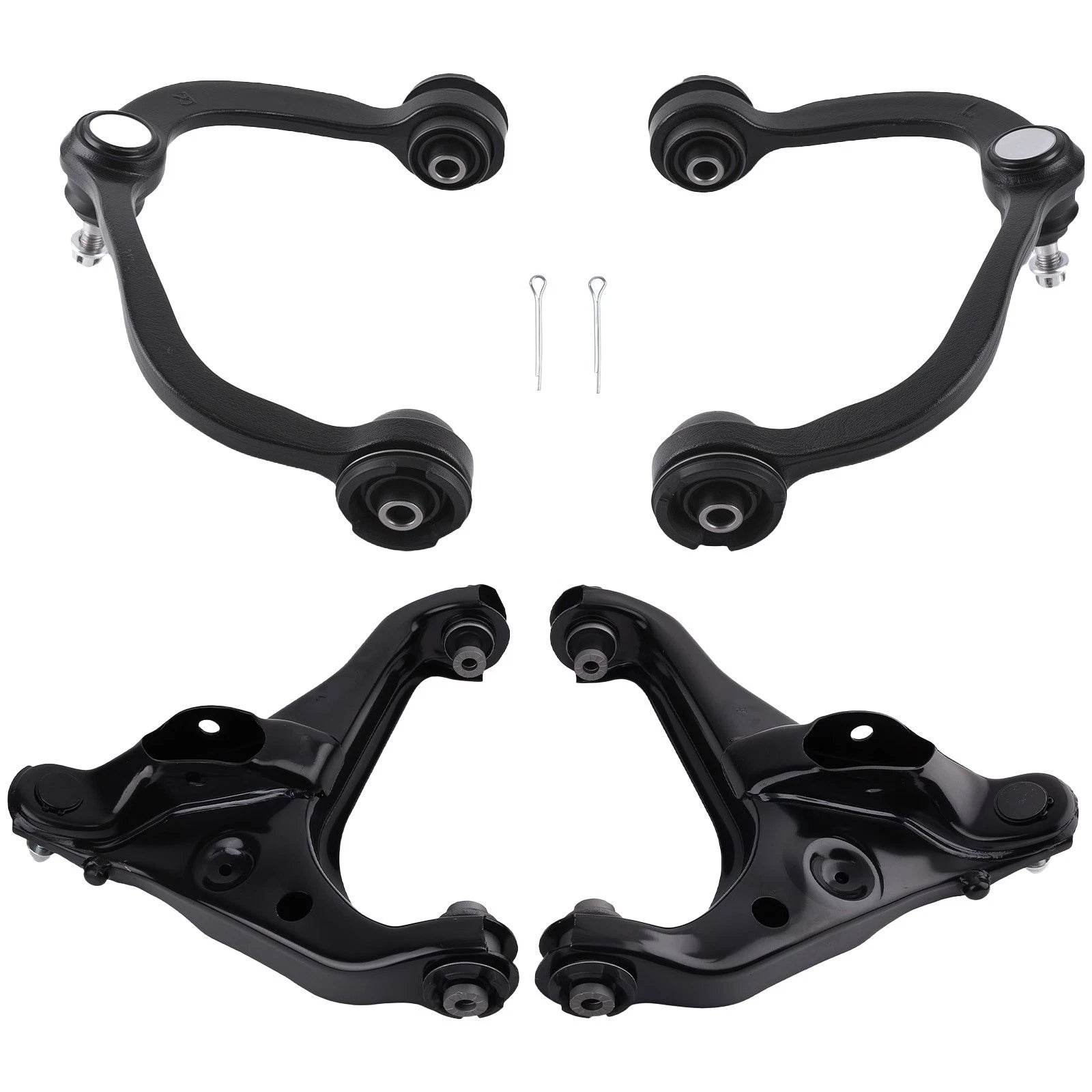 4pcs Front Lower &amp; Upper Control Arm For Ford F-150 Expedition 2009-2013 K621267