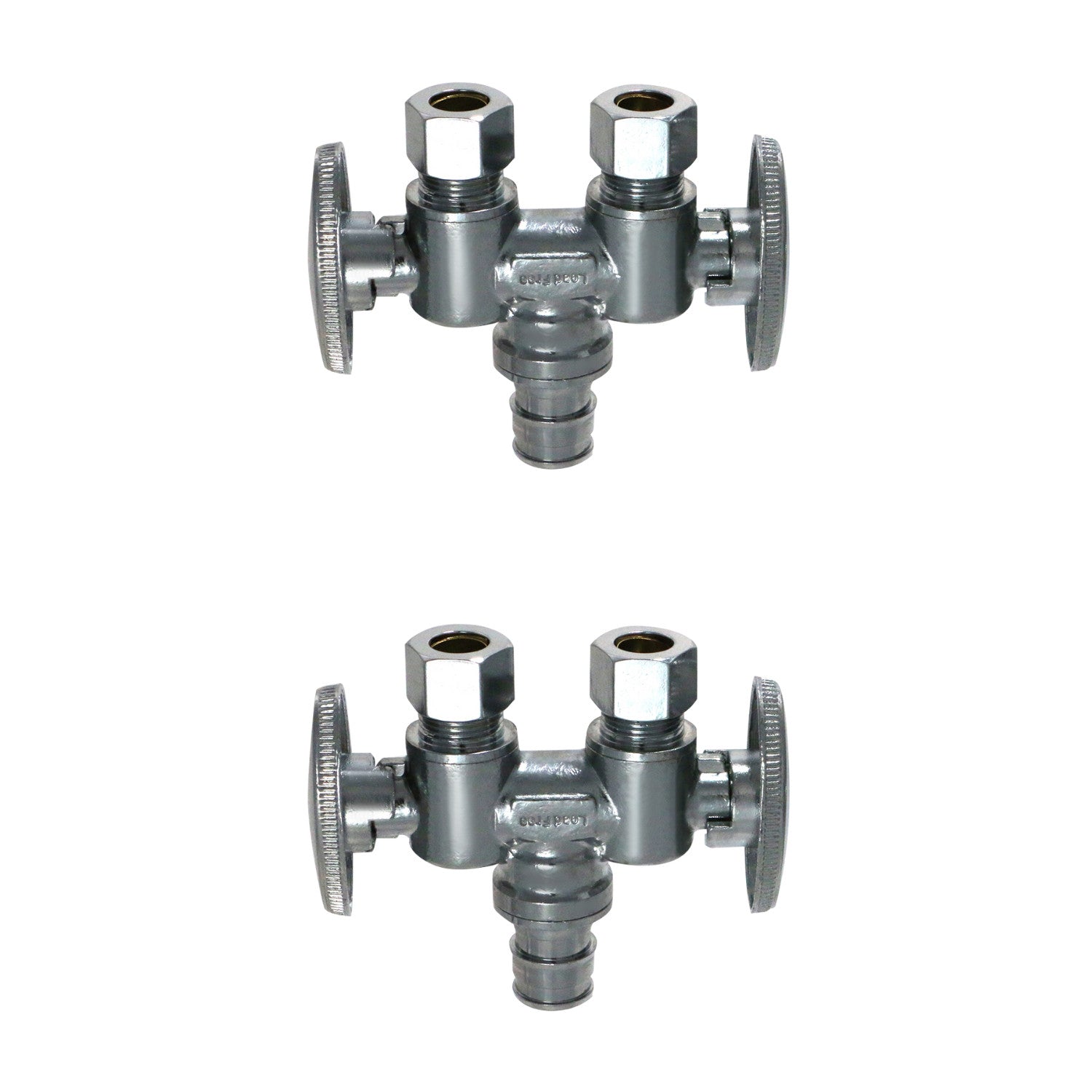XFITTING Dual Straight Valve - 2 Pack