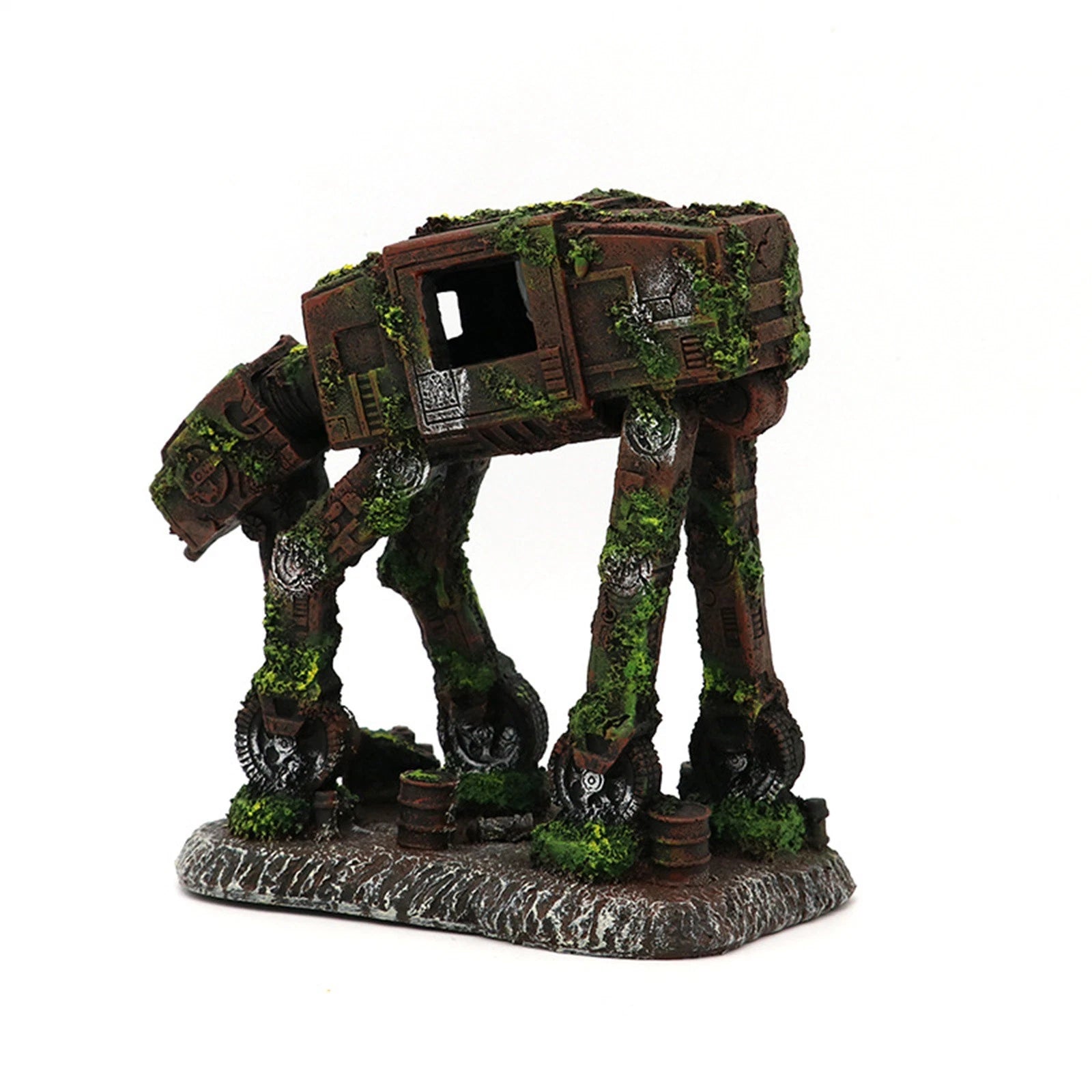 Aquarium Decoration High Imitation Landscape Resin Robot Dog Fish