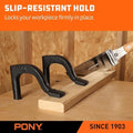 PONY 8" Bench Hold-Down Clamps Heavy-Duty Bench Dog Clamps for Woodworking New